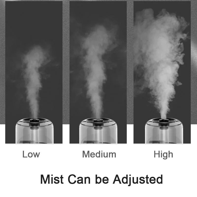 Humidificateur d'air intelligent 3000ML avec minuterie télécommandée Double brume pour le bureau à domicile diffuseur d'arôme d'huile essentielle brumisateur réglable