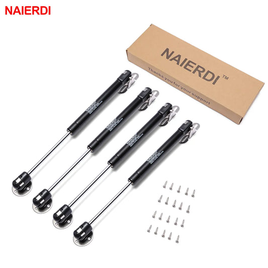 NAIERDI – charnières à ressort à gaz pour meubles, 10-15KG, 4 pièces, charnière hydraulique pour armoire de cuisine, support de porte, matériel de boîte de Support