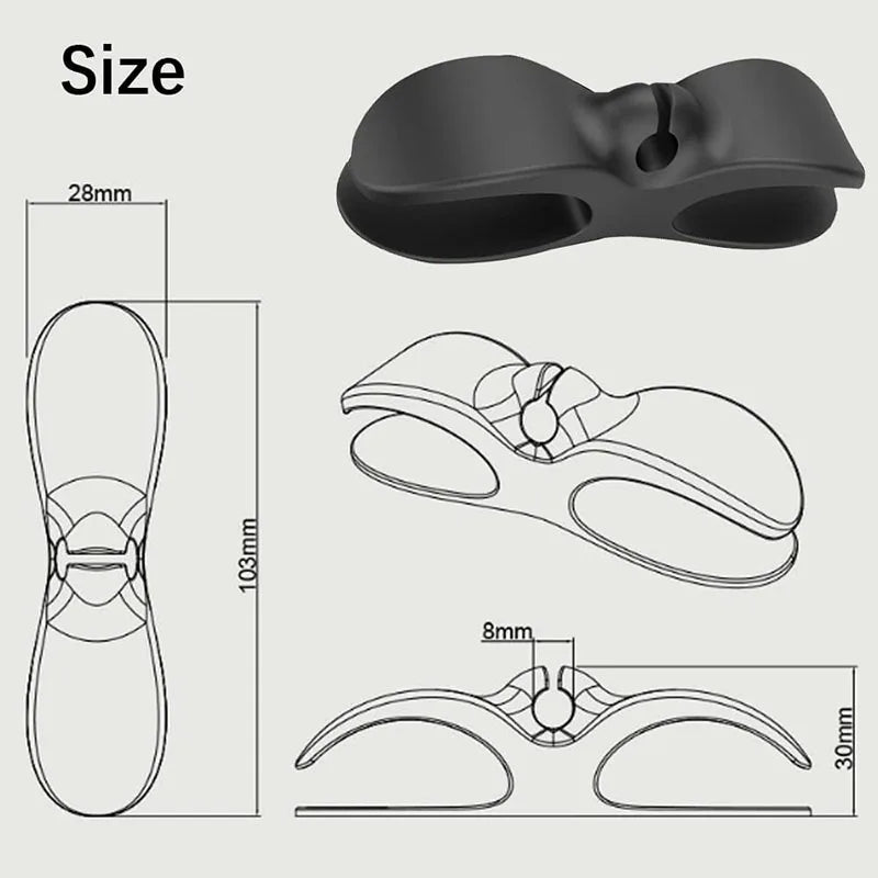 Organisateur d'enrouleur de cordon pour appareil de cuisine, 4 pièces, emballage de cordon, support de gestion de câbles pour friteuse à Air, fixateur de Machine à café