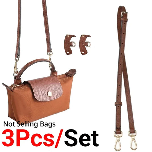 Sangle de sacs pour Mini sac Longchamp, bandoulière de boulettes, accessoires de Conversion perforés pour sac sans poinçon Stra