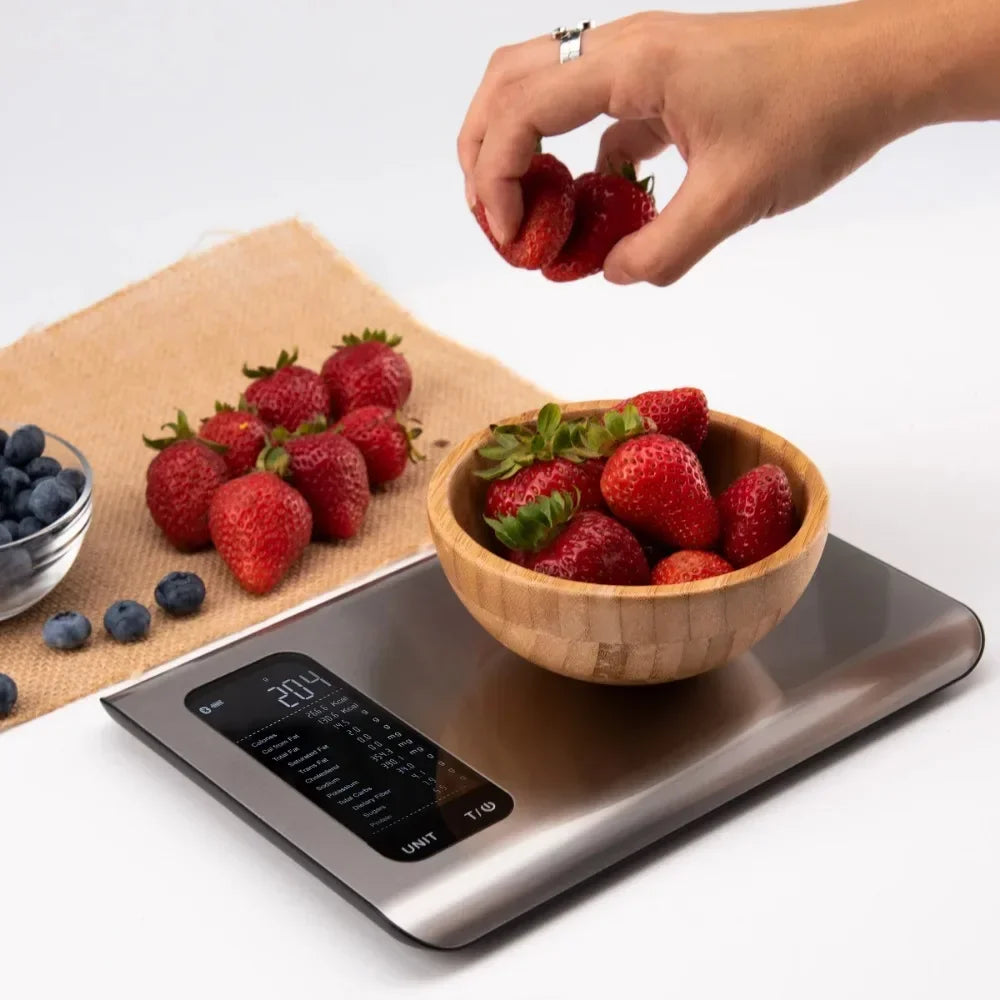 Balance alimentaire intelligente, mesure en onces, grammes ou millilitres, outils et gadgets de cuisine