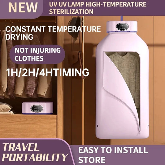 Sèche-linge électrique plié 600W, support de séchage intelligent, Machine Portable de voyage à Air chaud pour vêtements avec synchronisation