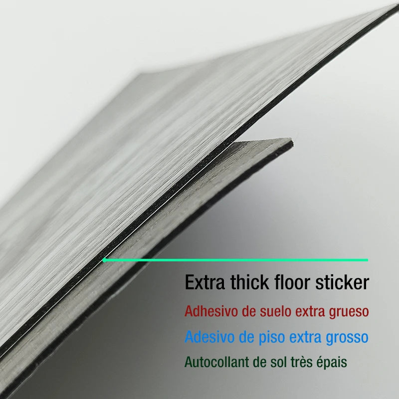 Pegatina de suelo de grano de madera, papel de aluminio de estilo nórdico, autoadhesivo repetido, impermeable, para sala de estar, baño, cocina, pegatinas para el hogar