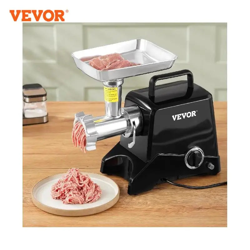 VEVOR  Industrial Meat Mincer with 2 Blade3 Grinding PlatesSausage Maker Die-cast Aluminum Commercial Meat Grinder