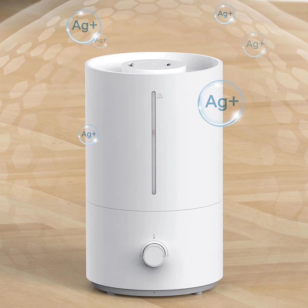 XIAOMI MIJIA Humidifier2 4L diffuseur d'air à brume humidificateurs d'aromathérapie diffuseur humidificateur d'air antibactérien à ions argent pour la maison