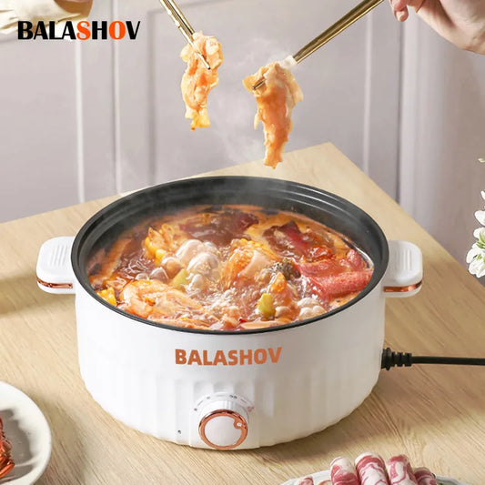 Electric Cooker 3 Files Adjustable Kitchen Appliance Double Layer Home for Hot Pot Cooking Soup Heater Multifunction Cooker EU