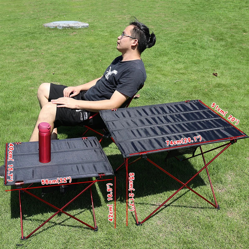 Outdoor Foldable Table Portable Camping Desk For Ultralight Beach Aluminium Hiking Climbing Fishing Picnic Folding Tables