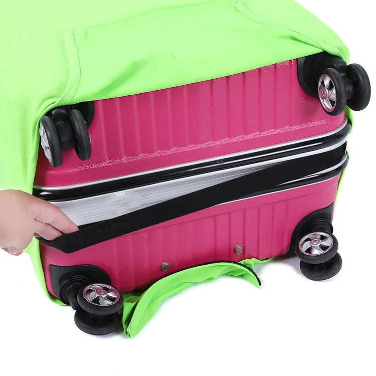 Housse de bagage en tissu extensible, protection de valise, housse anti-poussière, adaptée aux valises de 18 à 32 pouces, organisateur de voyage