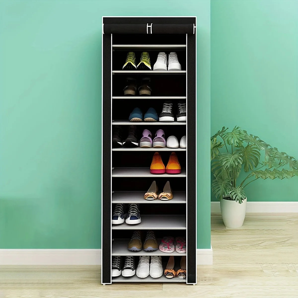 Armoire à chaussures multicouche anti-poussière, 1 pièce, étagère à chaussures, meubles et rangement pour la maison