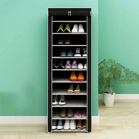 1pc-Multi layered dustproof shoe cabinet space shoe rack, furniture and home storage shoe rack