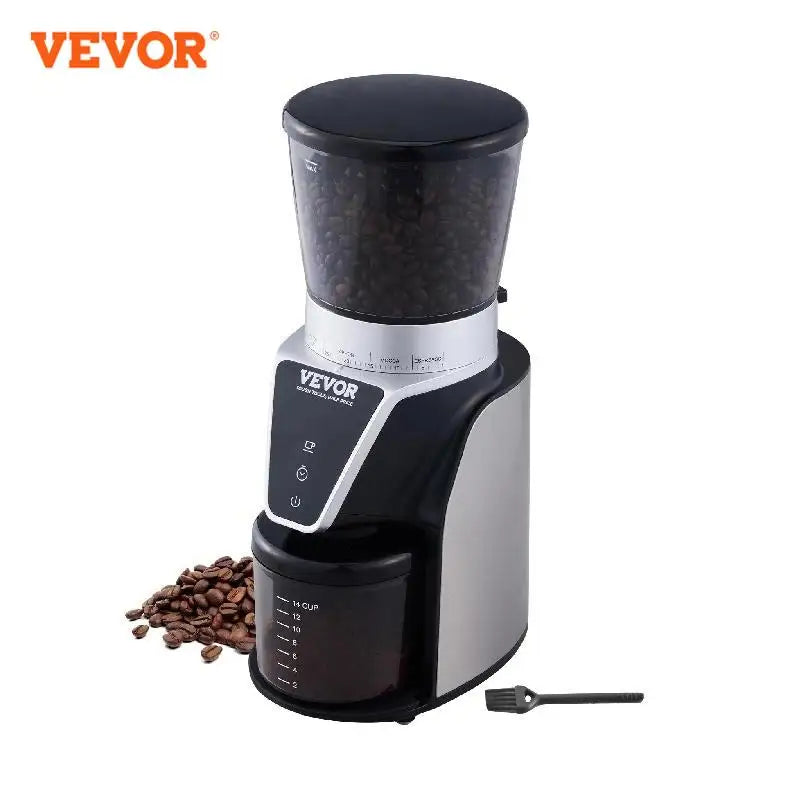 VEVOR 40MM réglage de la mouture conique moulin électrique en grains de café moka expresso réglage Machine à café pour la maison et la cuisine