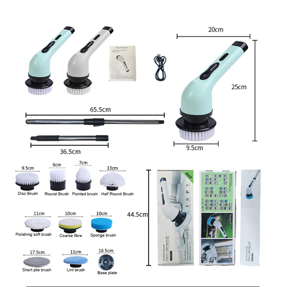 Household Electric Brush Cleaning Synoshi Brush Cleaning Multifunctional Bathroom Cleaning Electric Brush For Home Kitchen