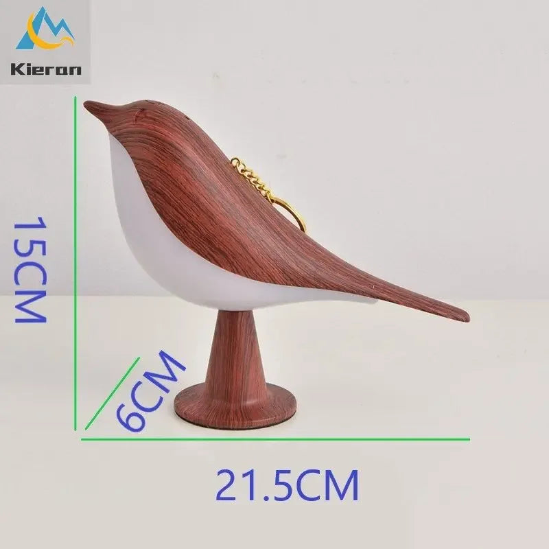 Moderne Simple Magpie Led Bureau Lumière Chambre Étude Lampe De Chevet Salon Décorer Tactile Oiseau Lampadaires Voiture Aromathérapie Lampe