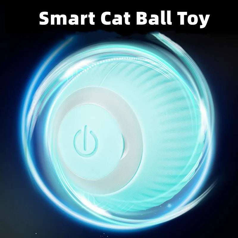 Boule électrique pour chat, jouets intelligents à roulement automatique, interactifs pour l'entraînement des chats, jouets pour chaton auto-mobiles pour jouer en intérieur