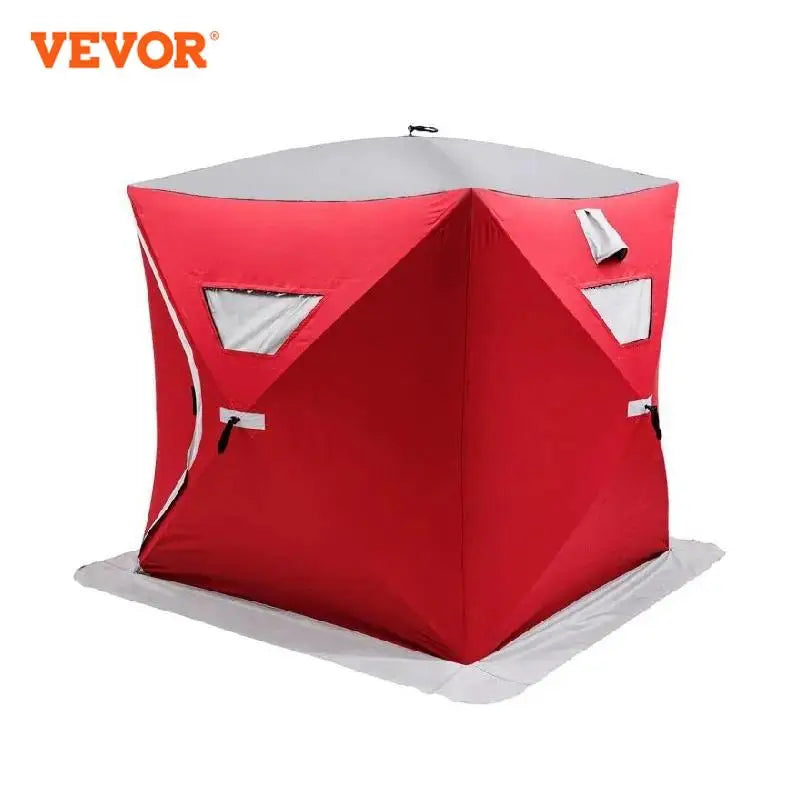 VEVOR-refugio para pesca en hielo, tienda portátil emergente impermeable y resistente al viento, fácil de instalar para exteriores, pesca en invierno, acampada y senderismo