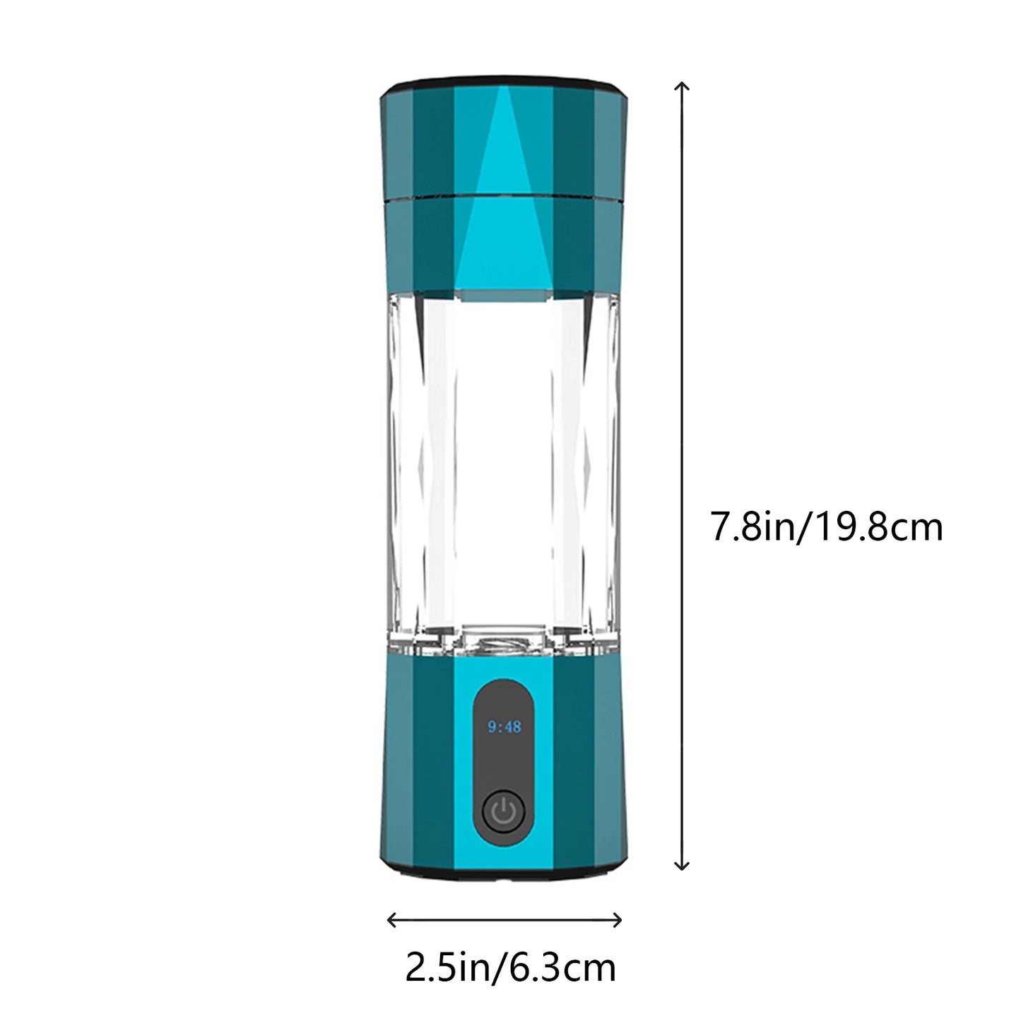 Tasse d'eau intelligente riche en hydrogène 10000PPB, filtre à eau japonais, bouteille d'eau, électrolyse, générateur de tasse alimentaire