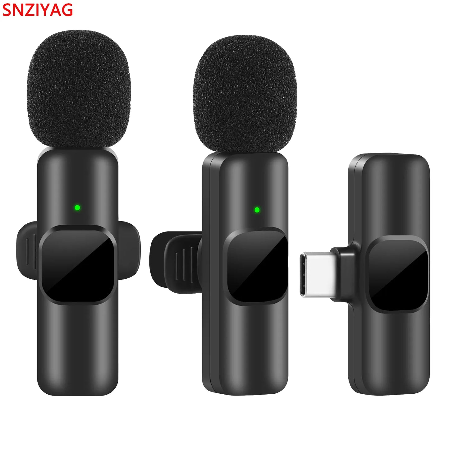 Nouveau Microphone Lavalier sans fil Portable Audio vidéo enregistrement Mini micro pour iPhone Android diffusion en direct micro de téléphone de jeu