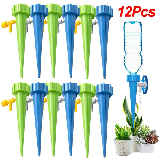 Sistema de riego por goteo automático, punta de autorriego para plantas de flores, invernadero, jardín, dispositivo de goteo de agua automático ajustable