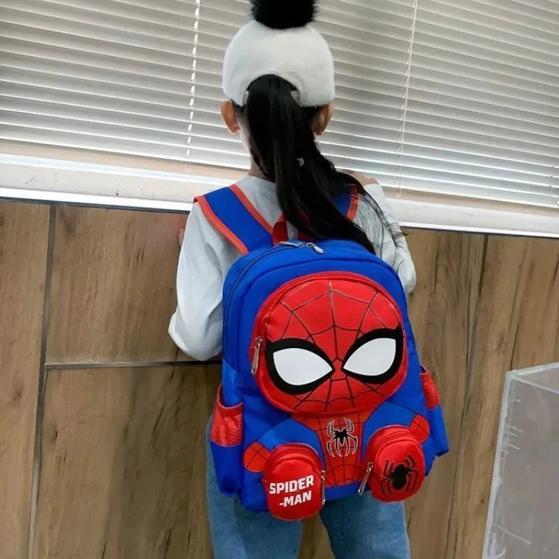 Spiderman sacs à dos Super héros étudiant sac d'école dessin animé 3d stéréo maternelle sac à dos sac de voyage pour enfants cadeau