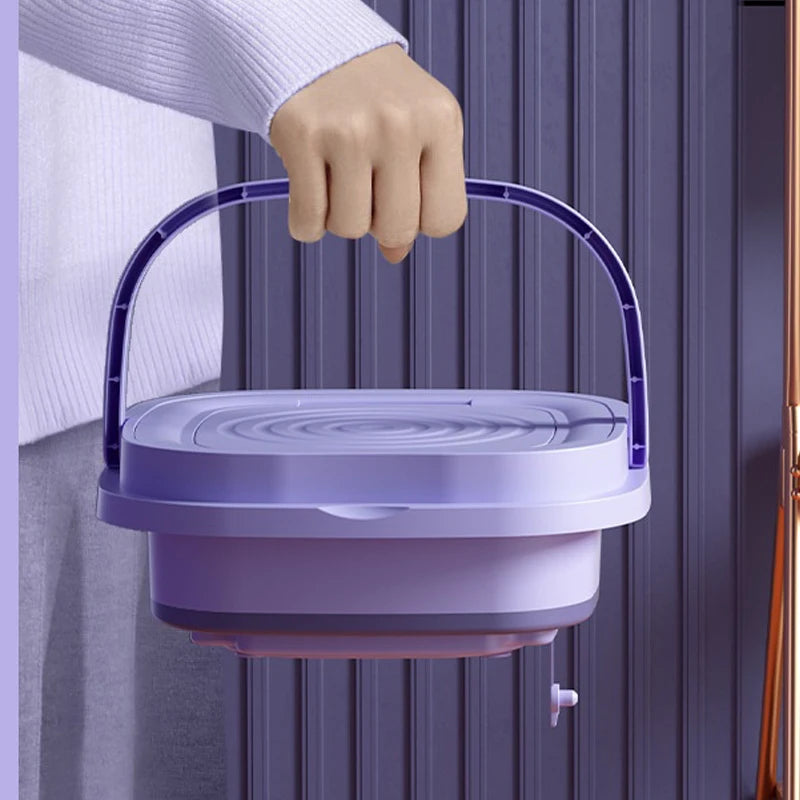 8L Portable petite Machine à laver pliable avec sèche-linge pour chaussettes culottes de sous-vêtements laveuse ménage Mini Machine à laver