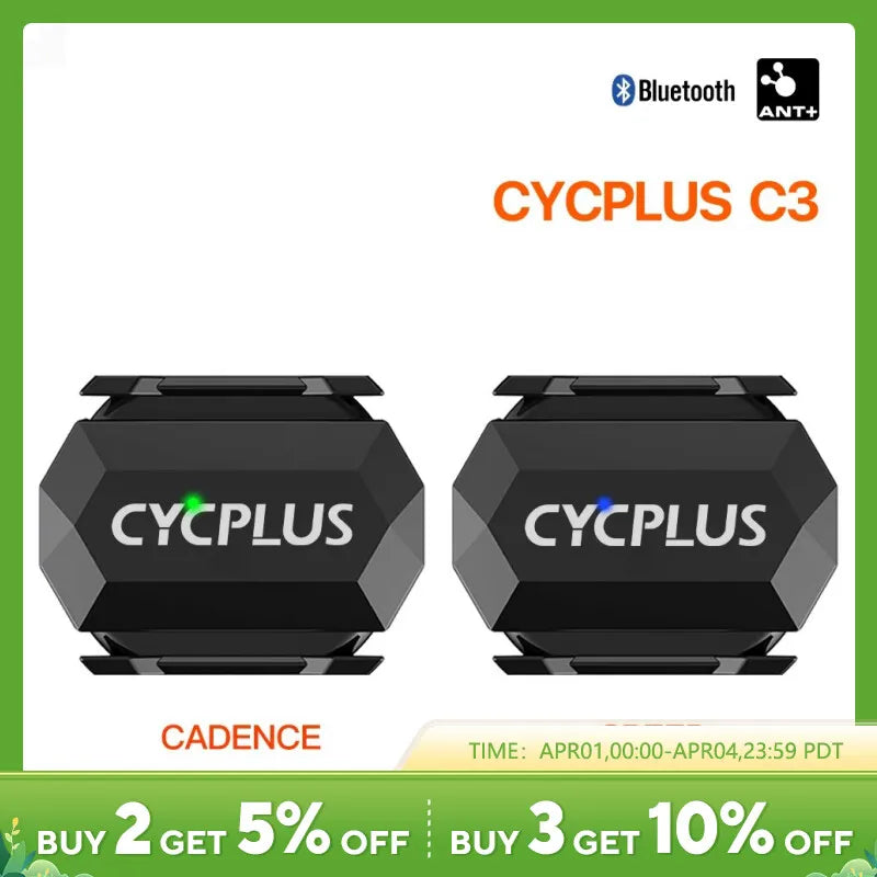 CYCPLUS Cadence vitesse double capteur vélo accessoires ANT + BLE 5.0 compteur de vitesse pour ordinateur de vélo XOSS Strava