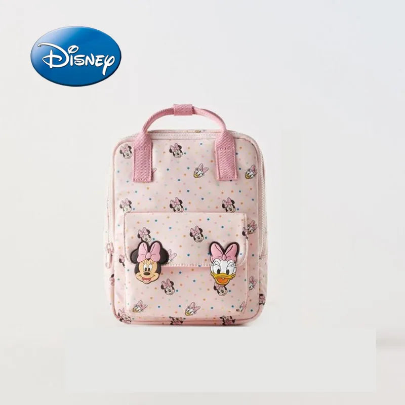 Disney – sac à dos dessin animé Minnie pour enfants, Mini sac d'école, joli sac à bandoulière pour garçons et filles, nouvelle collection 2024