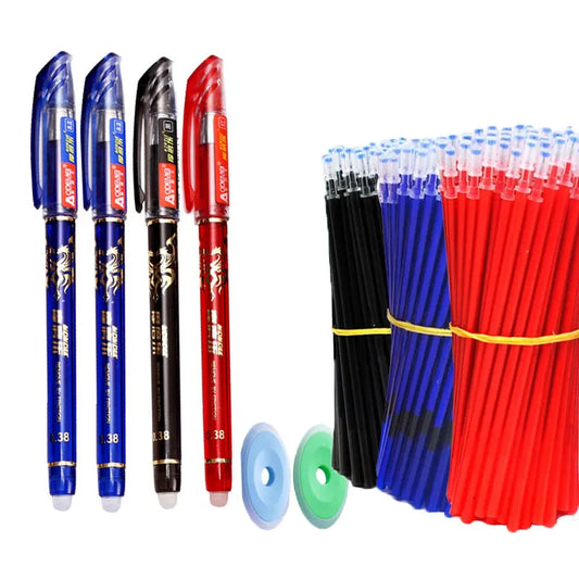 Stylos effaçables Kawaii pièces/ensemble 0.35mm, stylo à Gel étanche, encre Gel, fournitures de papeterie scolaires et d'écriture pour carnet de notes et étudiants de bureau, 26 pièces/ensemble