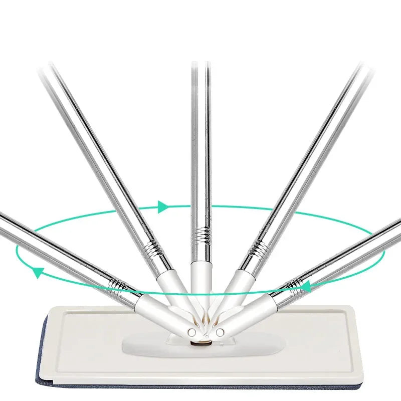 Fregona de microfibra para suelo, fregona húmeda con cubo, paño de limpieza exprimible, fregona de baño para lavar el suelo, Limpiador de cocina doméstico