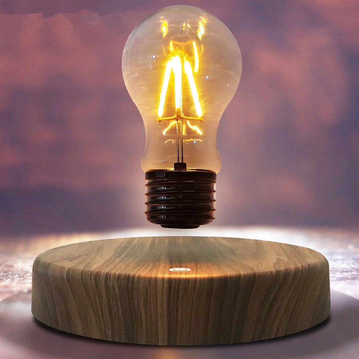 Magnetic LED Bulb Levitation Light Creative Floating Glass Home Desk Decoration Birthday Gift Table Novelty Floating Night