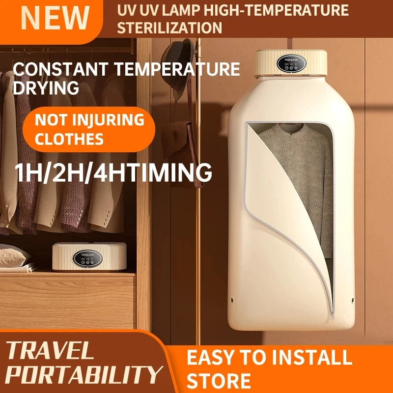 Sèche-linge électrique plié 600W, support de séchage intelligent, Machine Portable de voyage, sèche-linge à Air chaud avec synchronisation, 220V pour la maison