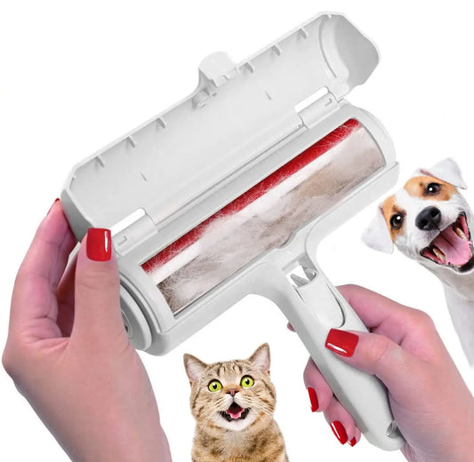 Rouleau épilateur pour animaux de compagnie-éliminateur de fourrure de chien et de chat avec Base autonettoyante-outil d'épilation efficace pour animaux-parfait pour Furni