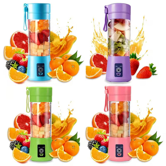 New Portable Juice Mixer Summer Personal Electric Mini Bottle Home USB Mini 6-Blade Kitchen Juice Cup Machine