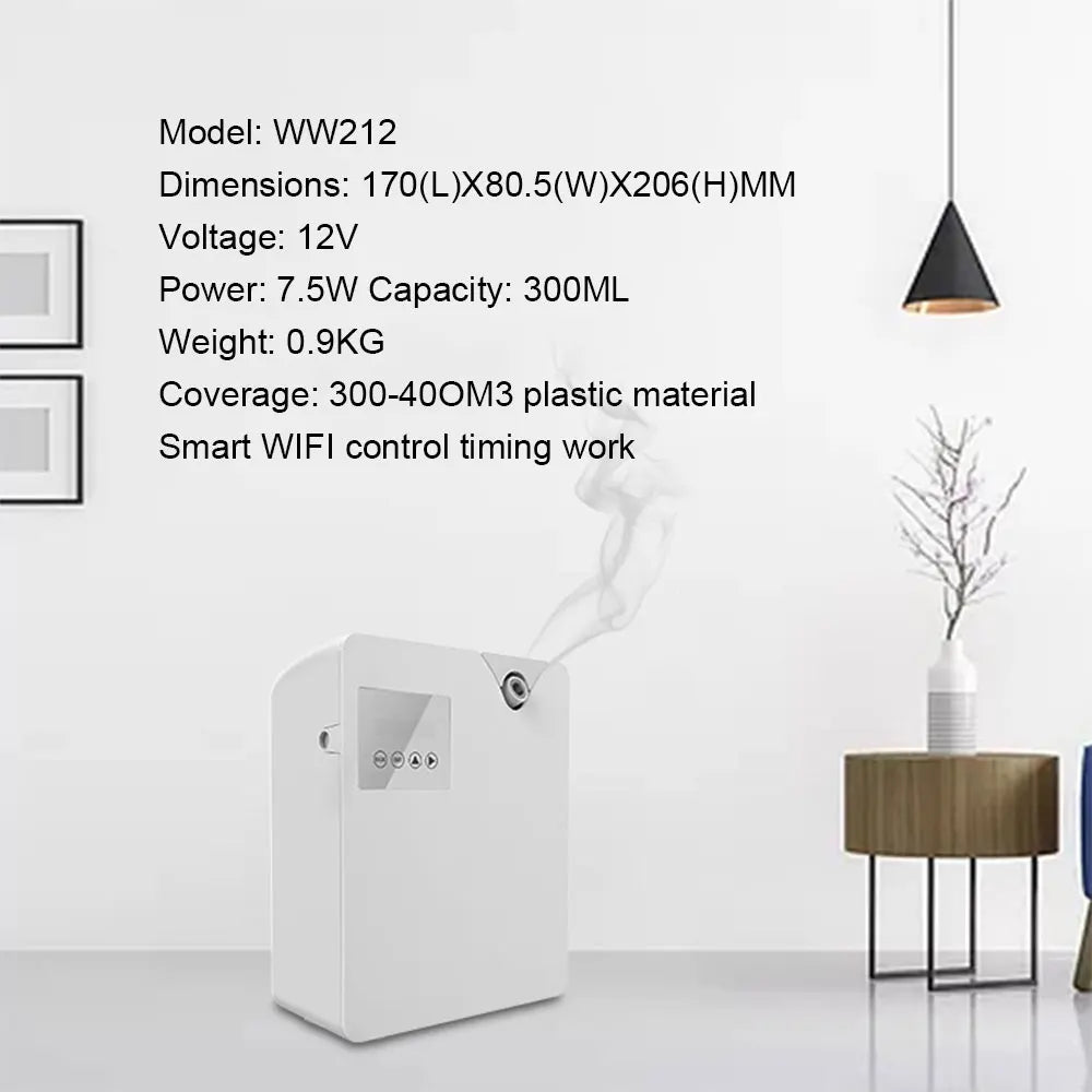 Difusor de Aroma para ambientadores domésticos, pulverizador, aromaterapia, dispositivo aromático para Hotel, máquina de fragancia para habitación inteligente, Control por aplicación