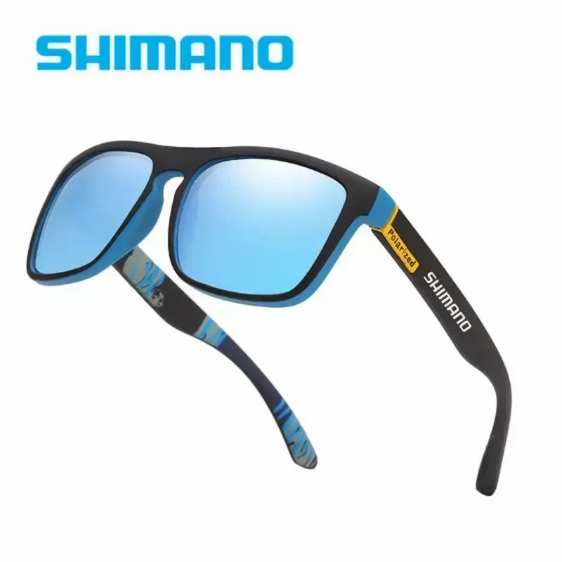 Shimano lunettes de soleil polarisées Protection UV400 pour hommes et femmes chasse en plein air pêche conduite lunettes de soleil vélo boîte en option