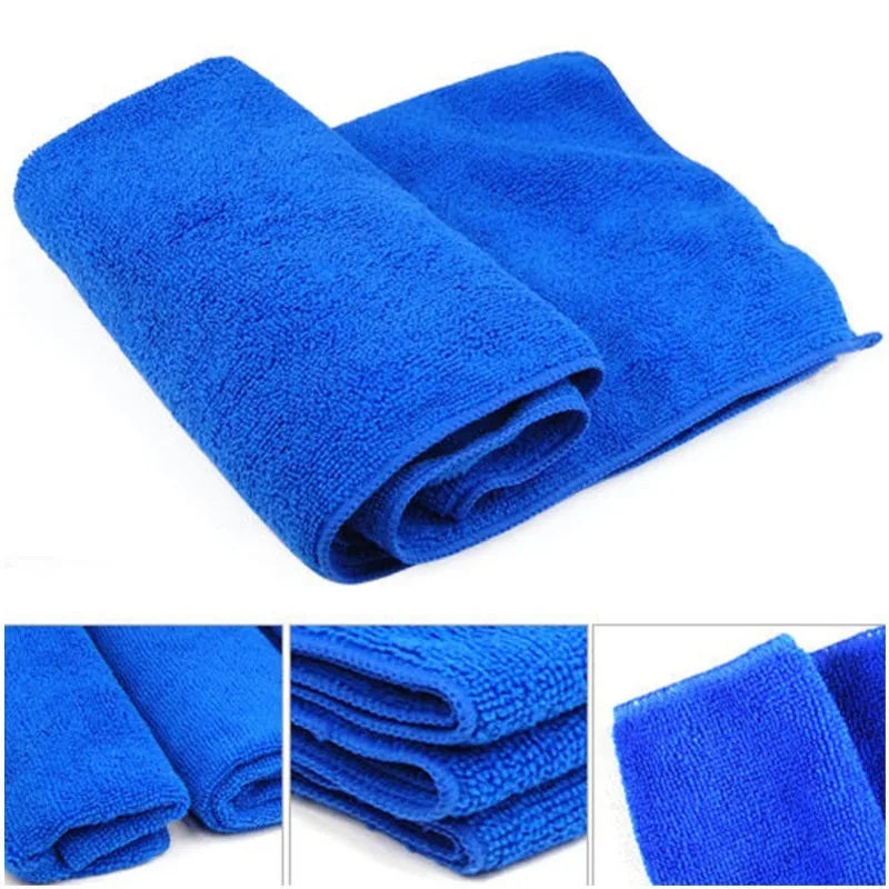 Serviettes en microfibre, 1 à 20 pièces, chiffon de séchage pour lavage de voiture, chiffons de nettoyage ménager, chiffon de polissage pour détails automobiles, outils de nettoyage pour la maison