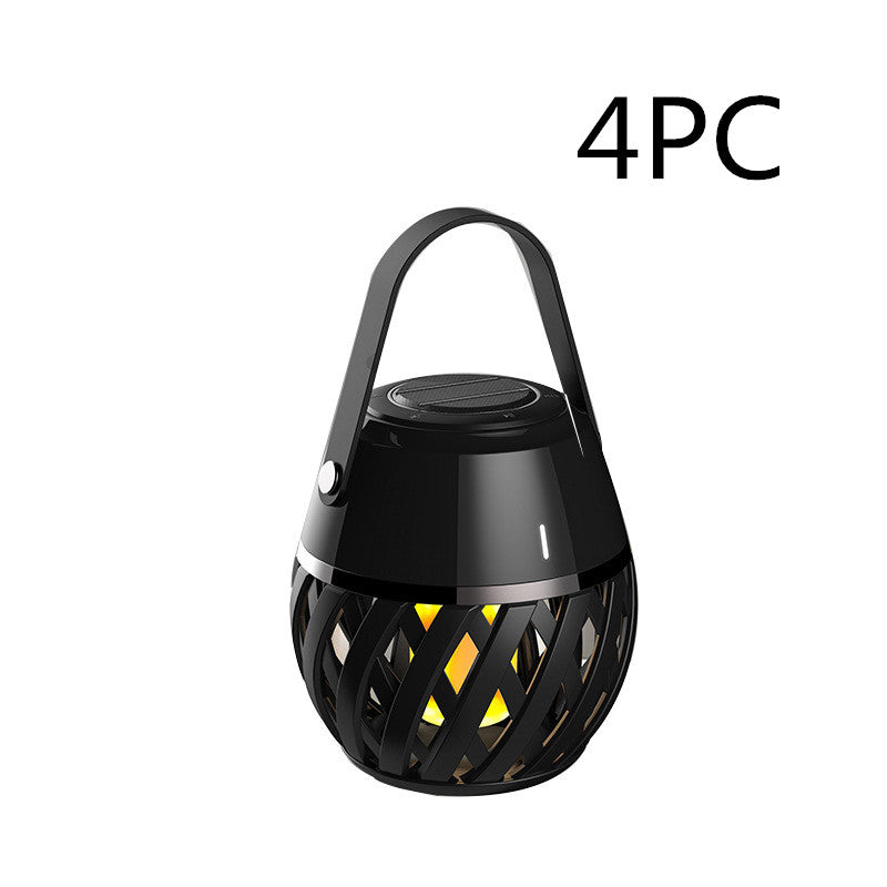 Lumière de flamme haut-parleur Audio Bluetooth, lampe torche Portable étanche