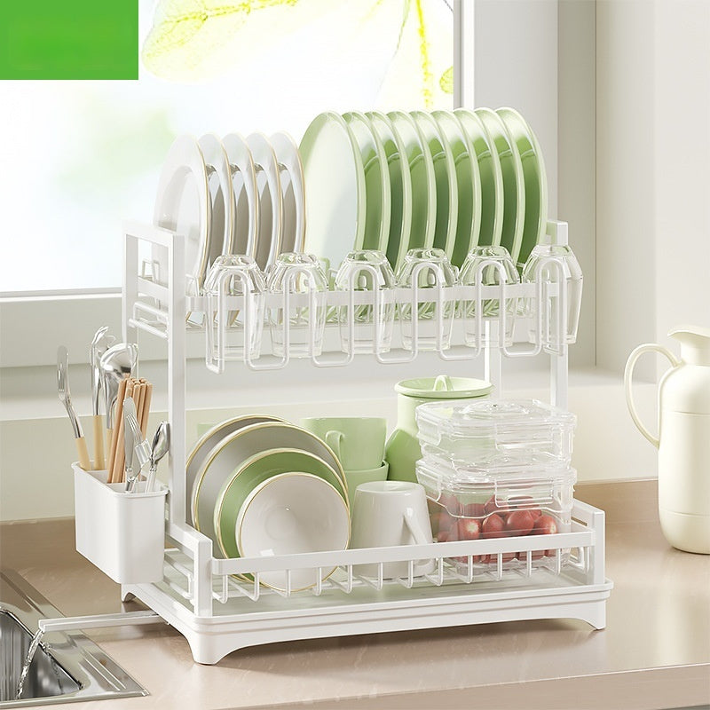 Kitchen Multi-functional Storage Rack Hanging Cup Drain Basket