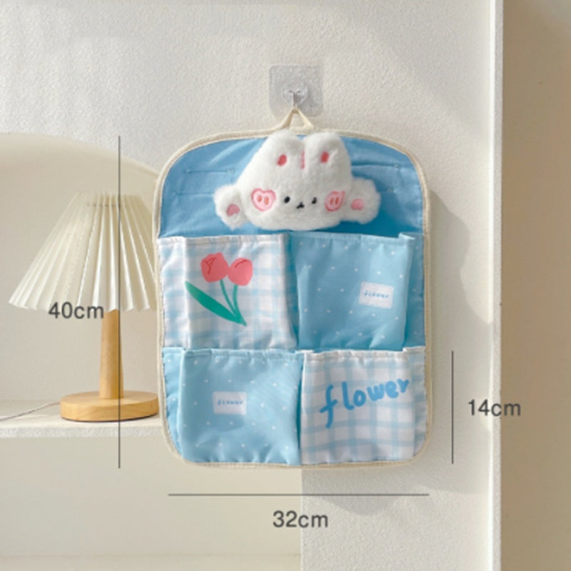 Wall Dormitory Storage Hanging Desk Bedside Mobile Phone Cloth Bag