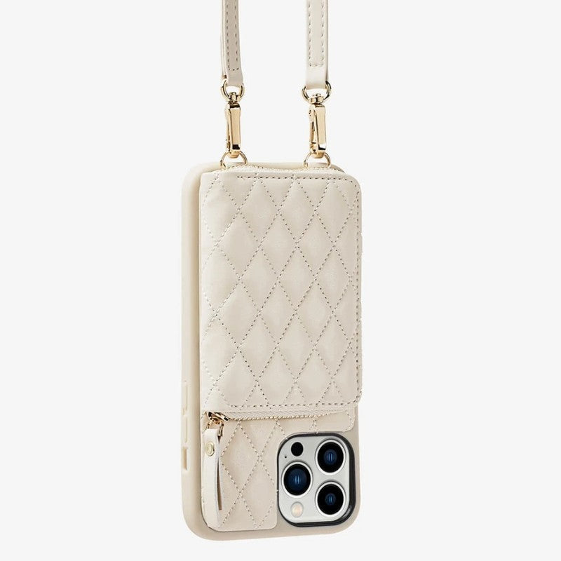 Mobile Phone Case Rhombus Crossbody Protection