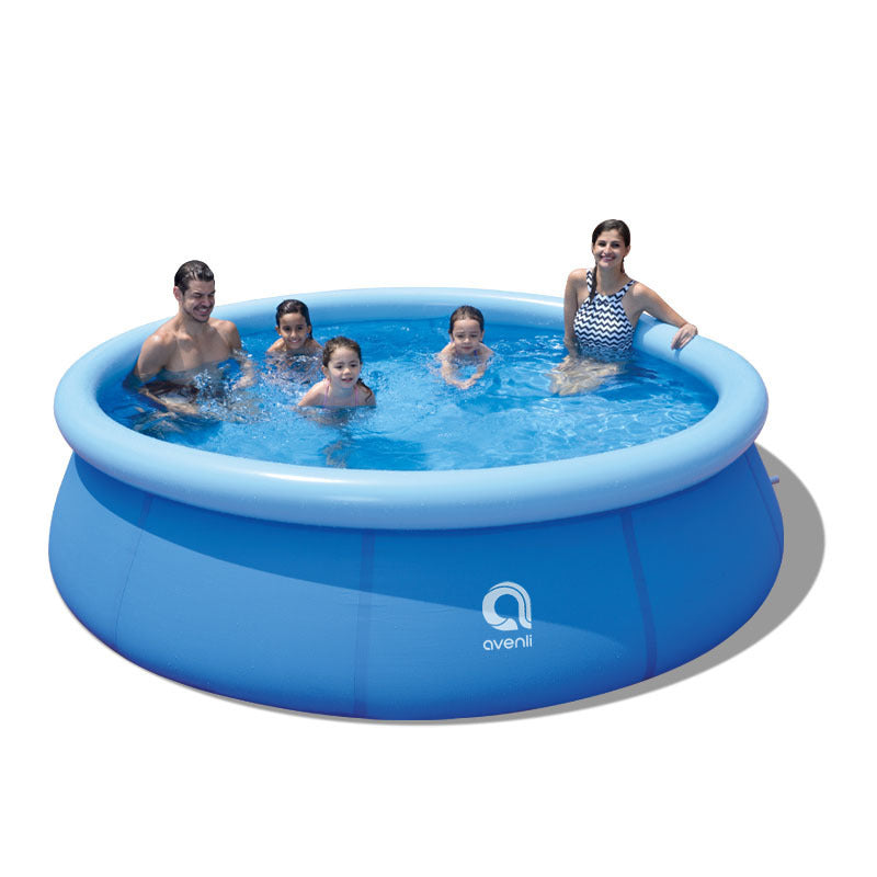 Piscine extérieure support rond piscine gonflable papillon piscine