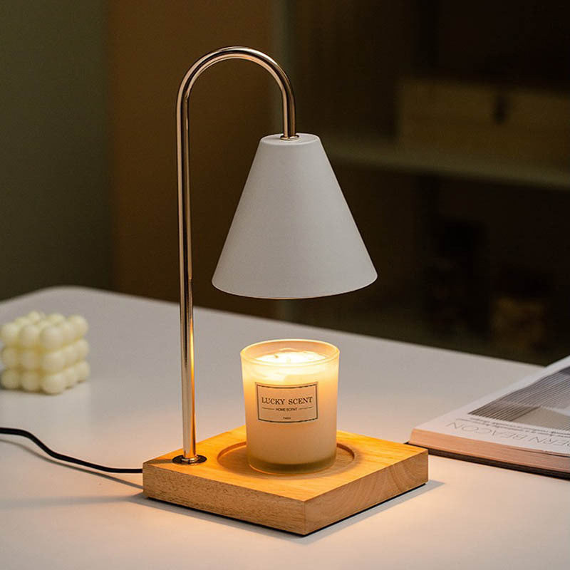 Difusor de aromaterapia, calentador eléctrico de cera, lámpara de vela Yankee de seguridad, quemador de aceite esencial, luz nocturna para decoración del hogar y el dormitorio