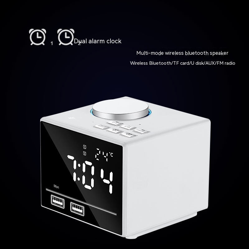 Bluetooth Speaker Colorful Alarm Clock Radio Smart Temperature