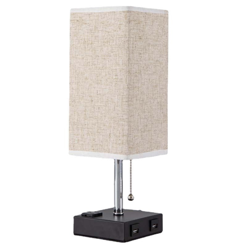 Simple Bedroom Cozy Fabric Table Lamp