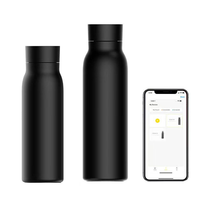 Tasse d'eau intelligente Bluetooth 600ML, affichage de la température, utilisation avec l'application Tuya