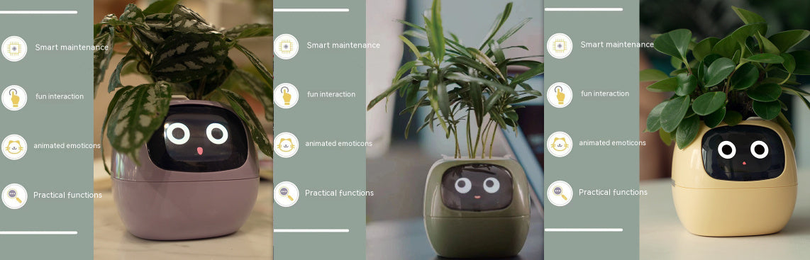 Facial Expression Control Intelligent Flower Pot