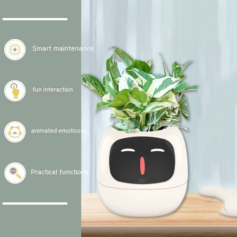 Facial Expression Control Intelligent Flower Pot