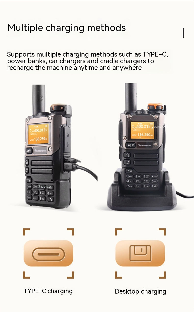 Équipement Radio portable, paire de clés simples, fréquence de réception d'aviation, Version améliorée