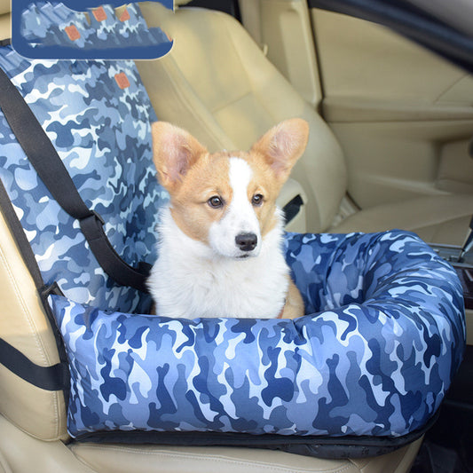 Perrera para coche, asiento de viaje para mascotas, perrera para perros pequeños y medianos, cojín, suministros para mascotas