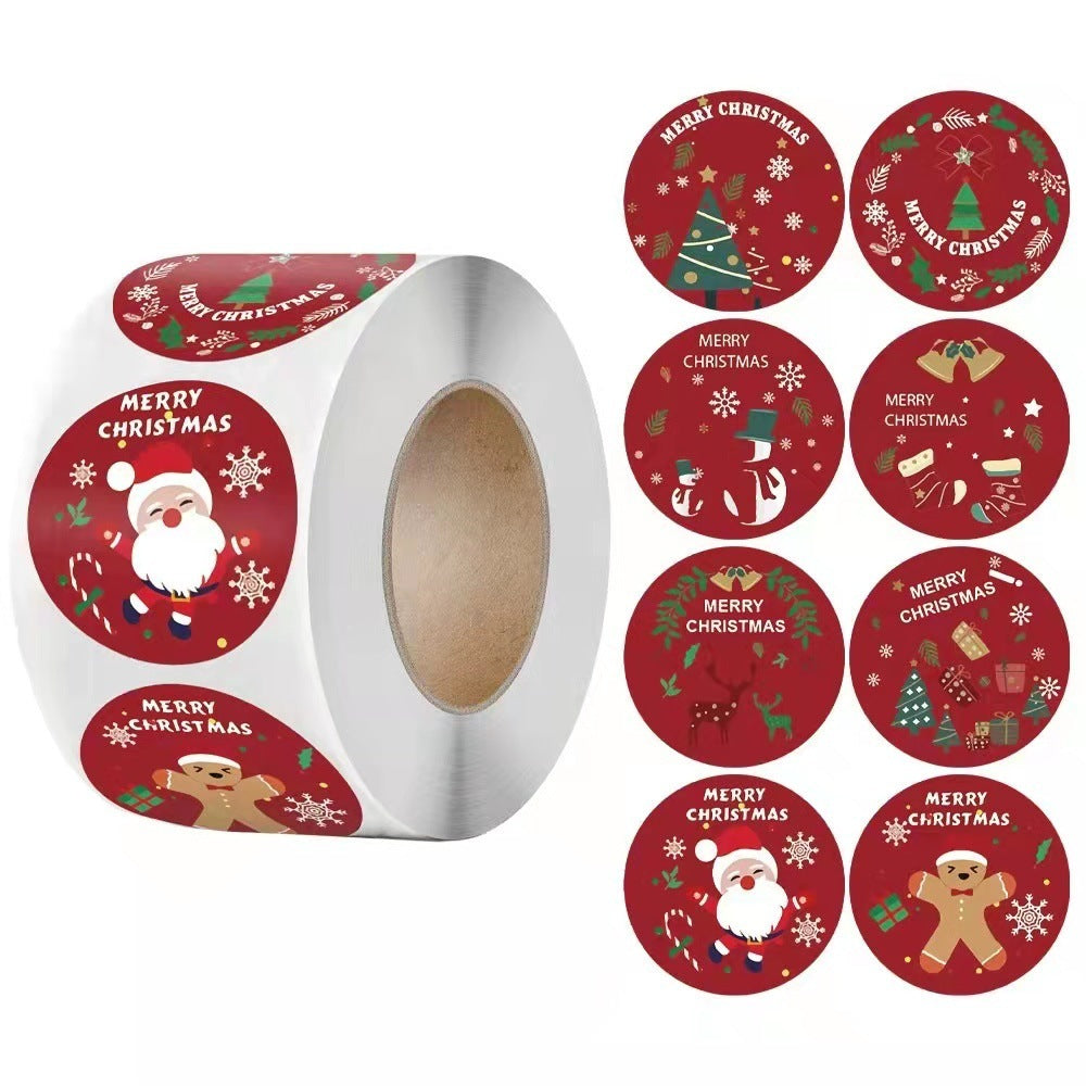 Christmas Decoration Gift Wrap Stickers