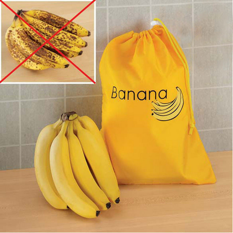 Kitchen Lettuce Drawstring Bag Onion Freshness Protection Package Hanging Storage Bag